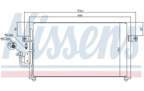 Capacitor, air conditioning 94037 Nissens, Image 3