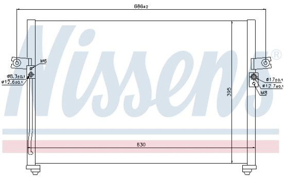 Capacitor, air conditioning 94038 Nissens, Image 3