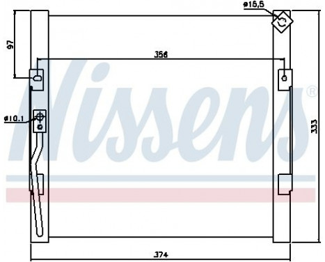 Capacitor, air conditioning 94289 Nissens, Image 3