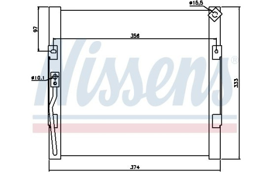 Capacitor, air conditioning 94289 Nissens, Image 3