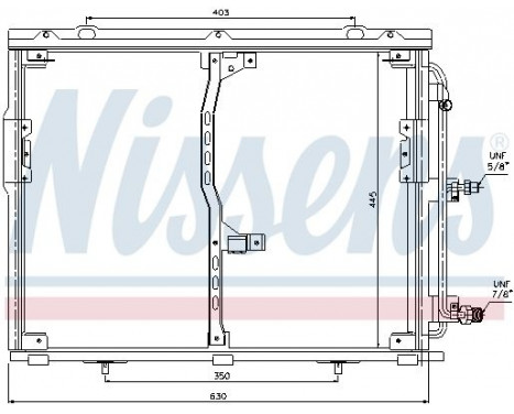 Capacitor, air conditioning 94330 Nissens, Image 5