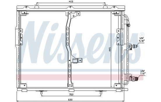 Capacitor, air conditioning 94330 Nissens, Image 5