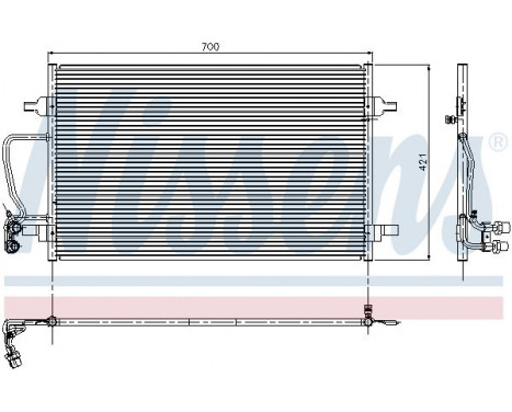 Capacitor, air conditioning 94345 Nissens, Image 3