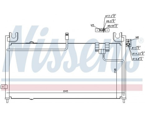 Capacitor, air conditioning 94354 Nissens, Image 3