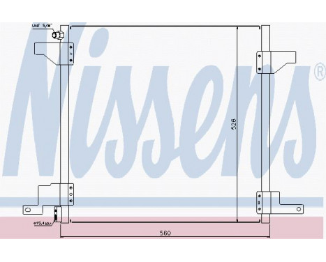 Capacitor, air conditioning 94390 Nissens, Image 2