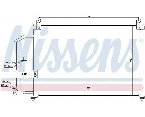 Capacitor, air conditioning 94412 Nissens, Image 3