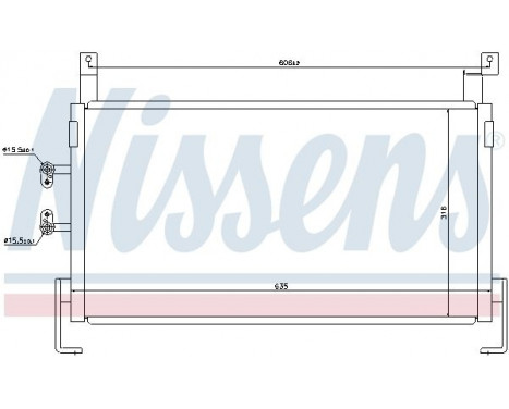 Capacitor, air conditioning 94467 Nissens, Image 5