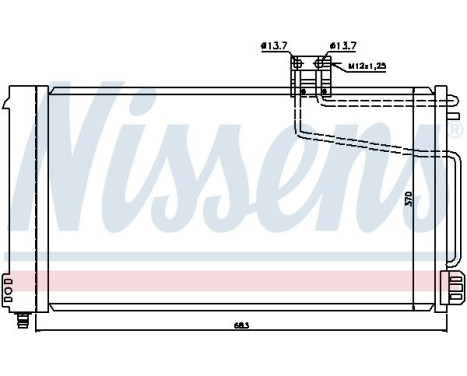 Capacitor, air conditioning 94544 Nissens, Image 2