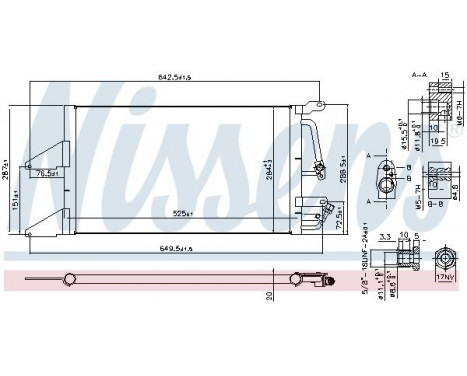 Capacitor, air conditioning 94565 Nissens, Image 3