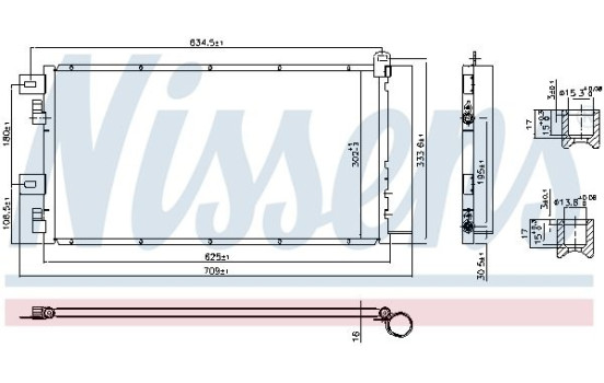 Capacitor, air conditioning 94591 Nissens, Image 2