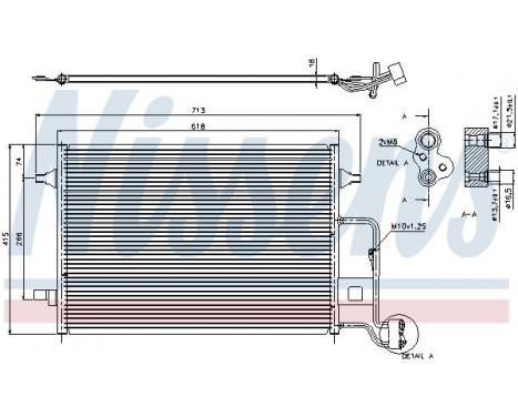 Capacitor, air conditioning 94592 Nissens, Image 2