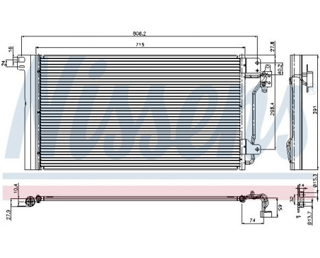 Capacitor, air conditioning 94604 Nissens, Image 6