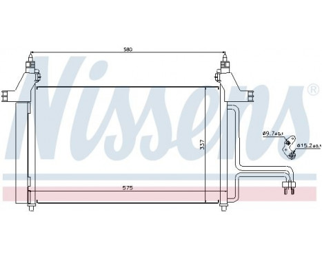Capacitor, air conditioning 94610 Nissens, Image 3