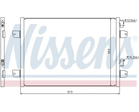 Capacitor, air conditioning 94673 Nissens, Image 2