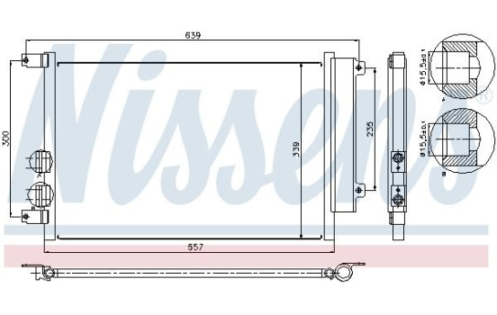 Capacitor, air conditioning 94744 Nissens, Image 6