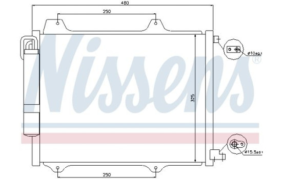 Capacitor, air conditioning 94754 Nissens, Image 6