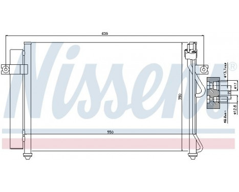 Capacitor, air conditioning 94815 Nissens, Image 6