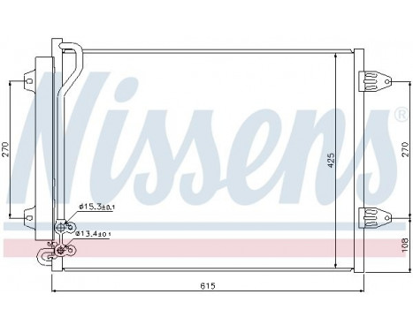 Capacitor, air conditioning 94831 Nissens, Image 6