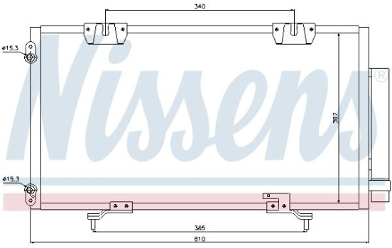 Capacitor, air conditioning 94833 Nissens, Image 3