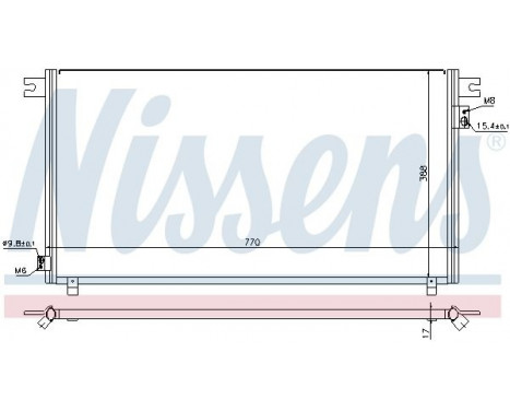 Capacitor, air conditioning 94878 Nissens, Image 6