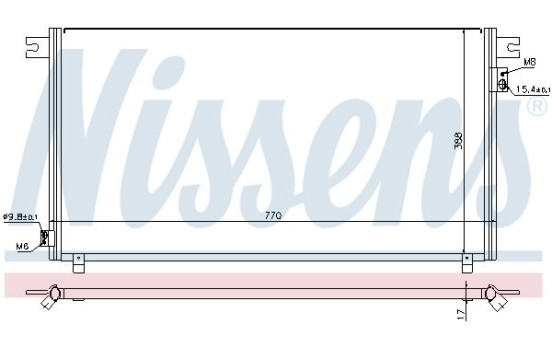 Capacitor, air conditioning 94878 Nissens, Image 6