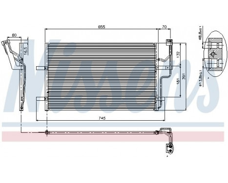 Capacitor, air conditioning 94901 Nissens, Image 5