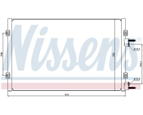 Capacitor, air conditioning 94928 Nissens
