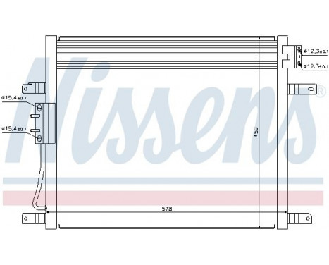 Capacitor, air conditioning 94972 Nissens, Image 6