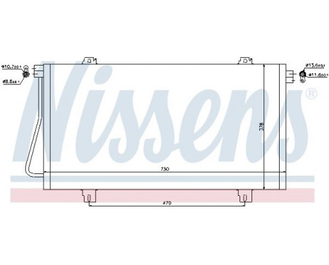 Capacitor, air conditioning 94989 Nissens, Image 5