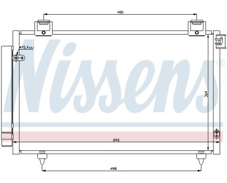 Condenser 940199 Nissens, Image 5