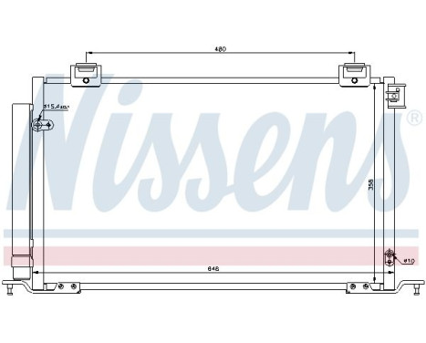 Condenser 940200 Nissens