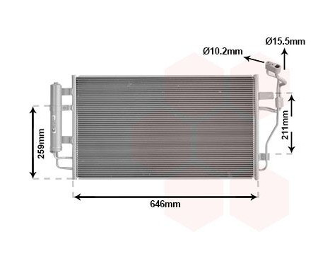 Condenser, air conditioner 13015713 International Radiators