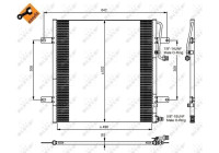 Condenser, air conditioner 350084 NRF