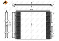Condenser, air conditioner 350230 NRF