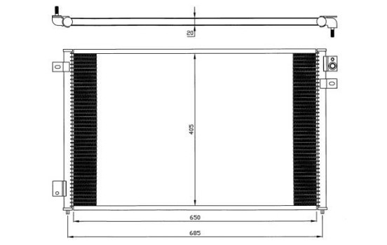 Condenser, air conditioner 35567 NRF, Image 5