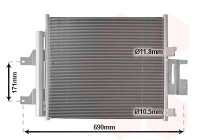 Condenser, air conditioner 77015702 International Radiators