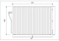 Condenser, air conditioner 812879 Valeo