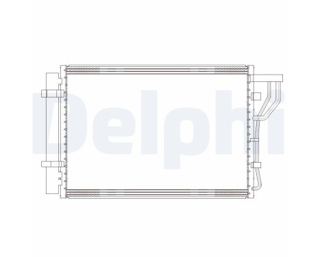 Condenser, air conditioner CF20302 Delphi
