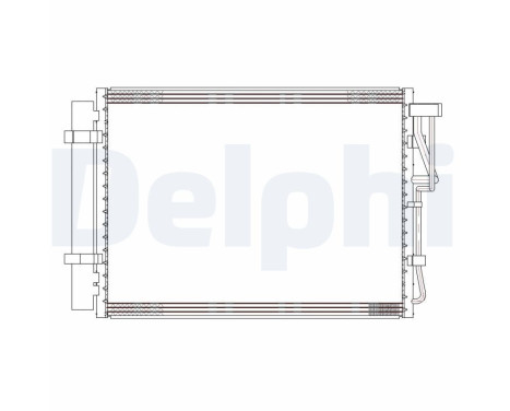Condenser, air conditioner CF20303 Delphi