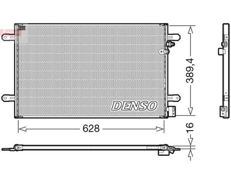 Condenser, air conditioner DCN02037 Denso