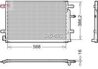 Condenser, air conditioner DCN02038 Denso