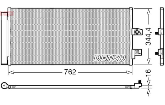 Condenser, air conditioner DCN33016 Denso