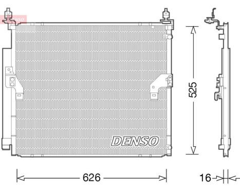 Condenser, air conditioner DCN50034 Denso
