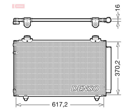 Condenser, air conditioner DCN50112 Denso