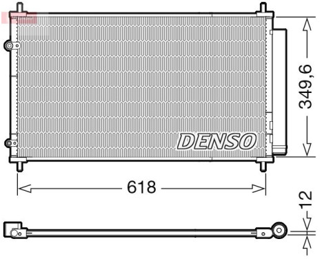 Condenser, air conditioner DCN50117 Denso