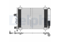 Condenser, air conditioner TSP0225537 Delphi