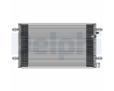 Condenser, air conditioner TSP0225591 Delphi