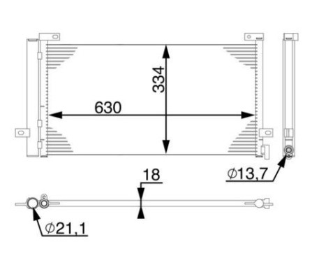 Condenser, air conditioner