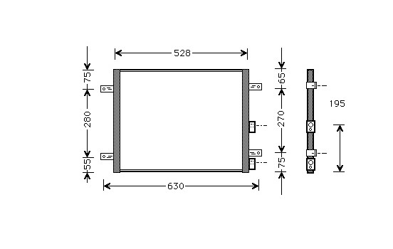 Condenser, air conditioning 01005081 International Radiators