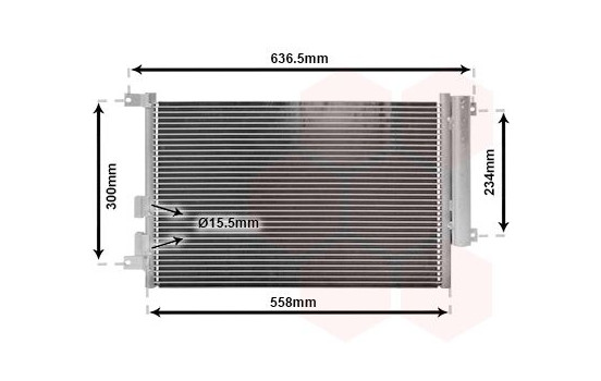 Condenser, air conditioning 01005082 International Radiators, Image 2